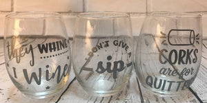 Stemless Wine Glasses