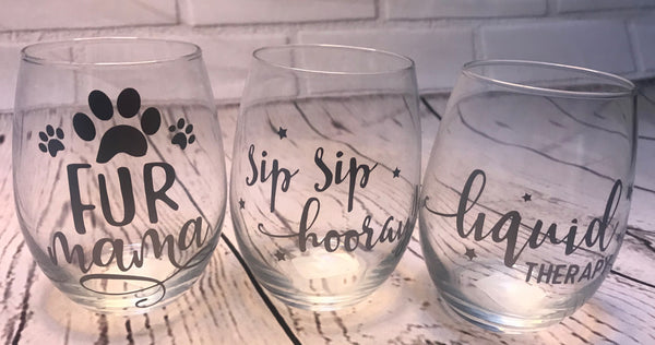 Stemless Wine Glasses