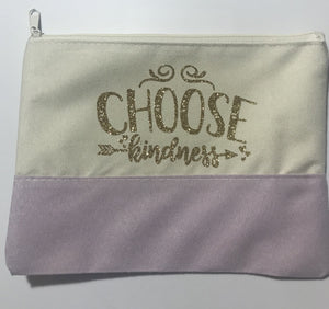 KINDNESS Matters Collection **NEW** "CHOOSE kindness" in light purple/cream with gold writing