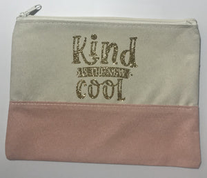 KINDNESS Matters Collection **NEW** "Kind is the new Cool" in pink/cream with gold writing